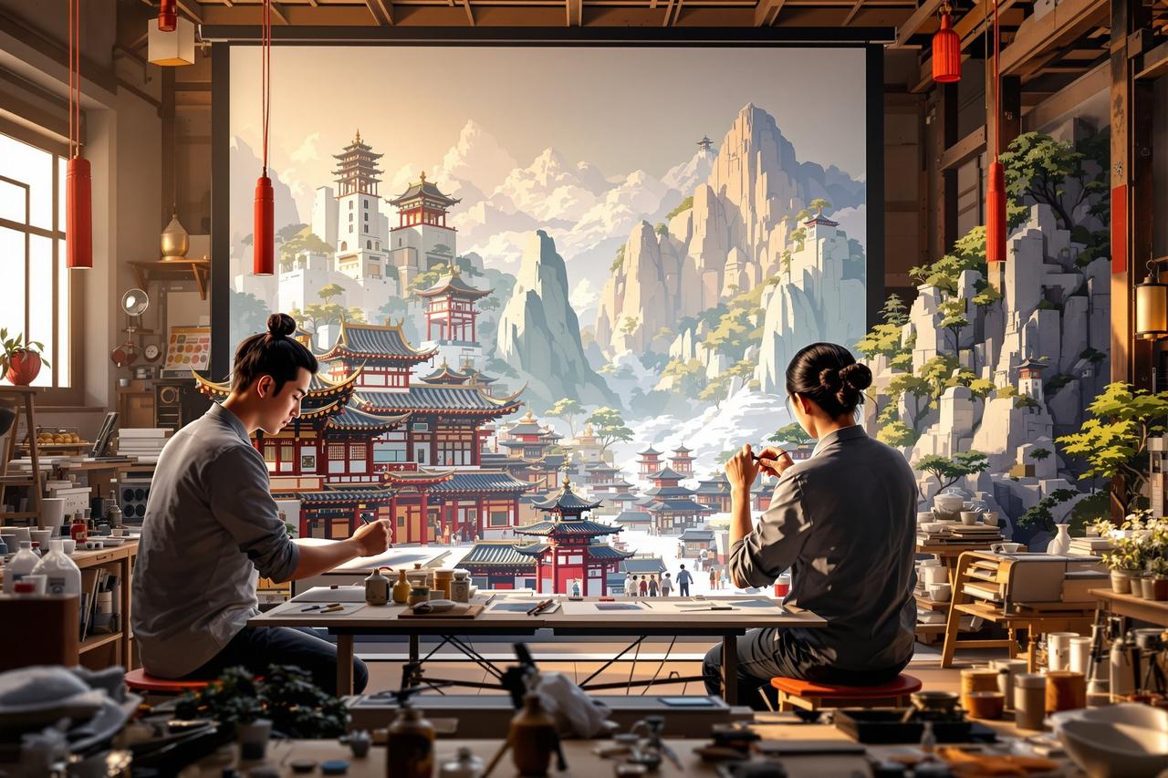 《山海异兽志》幕后:四年磨一剑的国风动画 - 月亮影视大全匠人精神
